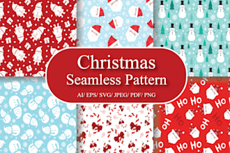 design christmas seamless pattern