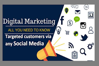 give targeted customers via any social media