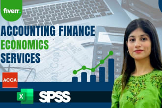 do accounting and finance tasks, financial reports, analysis, and projects
