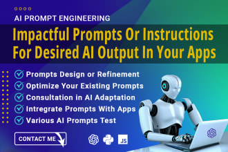 write and integrate prompts in gpt3, gpt4, or bard ai in new or existing app