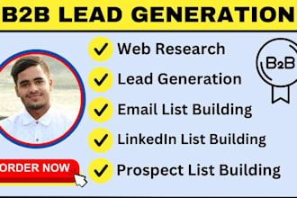 do b2b lead generation linkedin lead generation email list