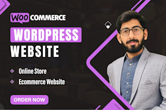 design wordpress woocommerce website, product, cart, checkout, thank you pages