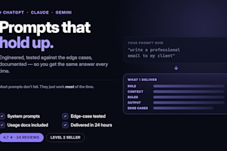 do ai prompt engineering, chatgpt prompt writing and system prompt design