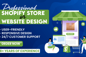 design a custom shopify store and fix bugs