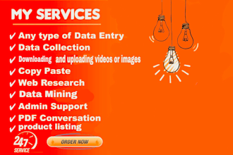 b2b lead generation, data entry