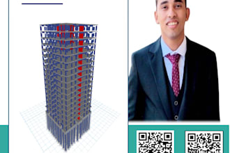make a complete design of the concrete structure buildings