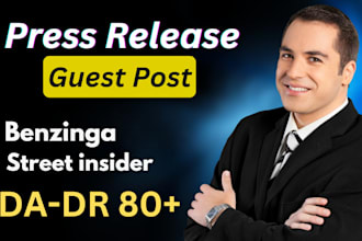 publish press release guest post on high da PR sites with do follow backlinks