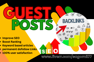 high da guest post backlinks seo service