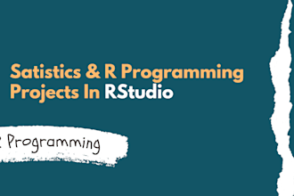 do statistics, r programming, r studio projects