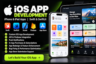 develop ios apps for iphone, ipad and app development for mac using swift UI