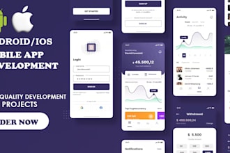 do mobile app development, android, ios app development, flutter app developer