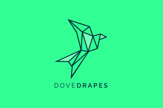 design cool vintage , clean line art logo design