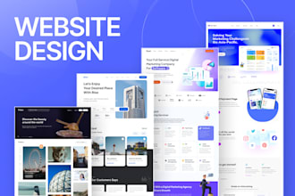 design website landing page in figma