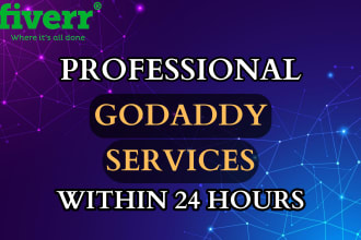 design godaddy website, godaddy expert, web design services