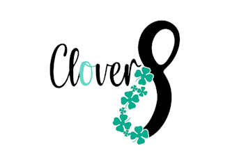 give elegant, clover jewelry and beauty logo design
