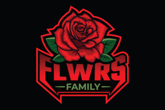 make talented dedicated rose logo design for you