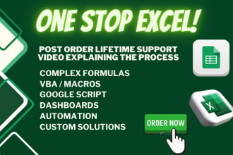 be excel google sheet marcos vba automation script expert