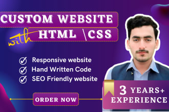 develop and redevelop responsive websites with HTML CSS and javascript