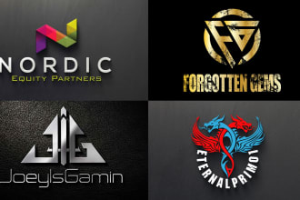 design attractive youtube channel logo and banner