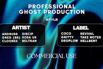 ghost produce you deep tech, tech house, latin house