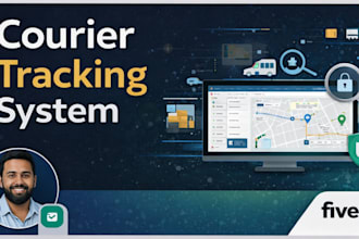build scalable courier tracking system realtime gps, SMS notification, invoice