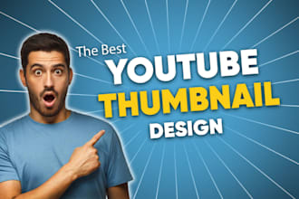 create expert youtube thumbnail design to boost views