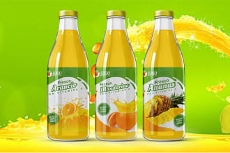 do premium wine, bottle, pouch label design for your product