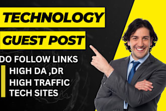 do guest posts on high authority tech blogs