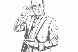 turn your photo into lineart vector
