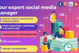 be your expert social media manager for 30 days