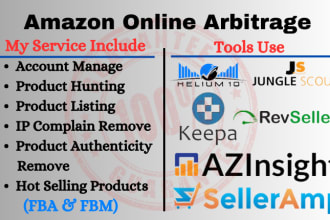 do amazon online arbitrage products research and acct manage