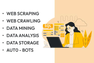 data mining python cpp automation script web scraping website scraper developer