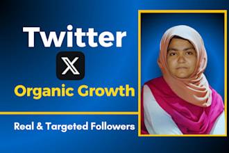 do twitter organic growth and x marketing