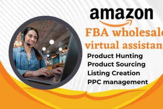 be your amazon fba wholesale virtual assistant