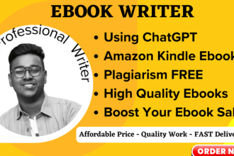 use chatgpt to write an amazon kindle ebook