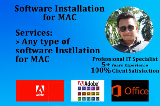 give expert mac software installation services adobe office any software