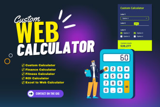 create custom web calculator with any logic