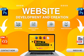 convert PSD,xd,figma,png to HTML CSS perfect landing page