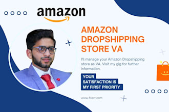 manage amazon dropshipping store as VA