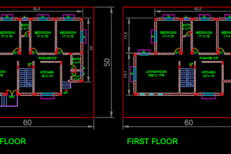 house plan elevation isometric