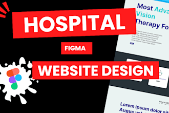 create hospital, healthcare, dental website for you