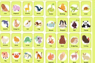 design printable montessori flash cards for children