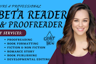 beta read edit proofread ebook kdp nonfiction poetry novel christian memoir