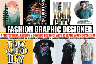 make fashion tech pack,graphics,measurement spec,prints for your clothing brands