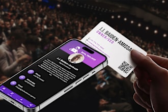 create an interactive nfc qr digital business card