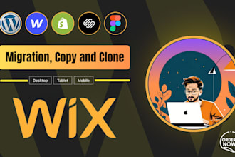 migrate, copy, or clone your website to wix with precision