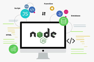 develope nodejs apis and backend services