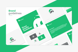 develop modern minimalist brand guidelines for your business