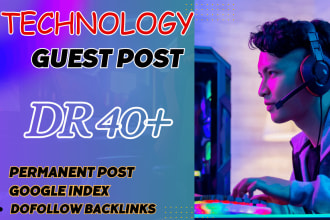 provide technology guest post with  do follow technology backlink