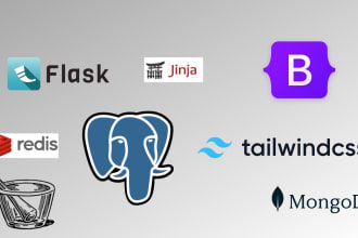 develop flask web application and API